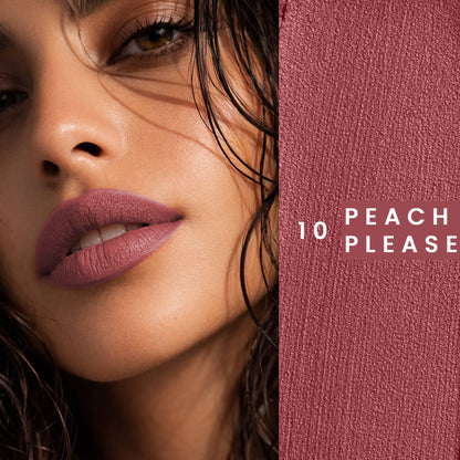 Miss Claire Mousse Matte Lip Cream - 10 Peach Please