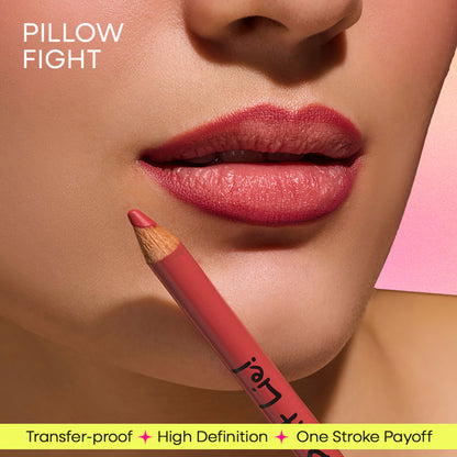 Nykaa Lips Don’t Lie! Matte Lip Liner Feisty Brunette - Pillow Fight 02