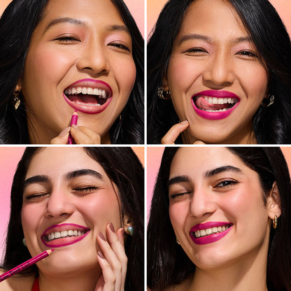 Nykaa Lips Don’t Lie! Matte Lip Liner Feisty Brunette - Sweetheart Pink 06