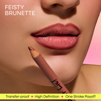 Nykaa Lips Don’t Lie! Matte Lip Liner Feisty Brunette - Feisty Brunette 11