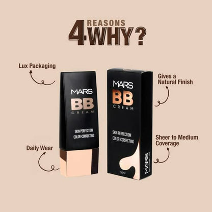 MARS Lightweight BB Cream Foundation - Fair