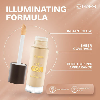 MARS Cosmetics God's Glow Illuminator - 04 - Honey