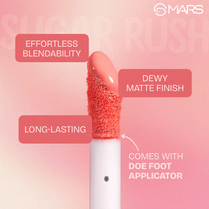 MARS Sugar Rush Liquid Blush - 04-Rose Slush