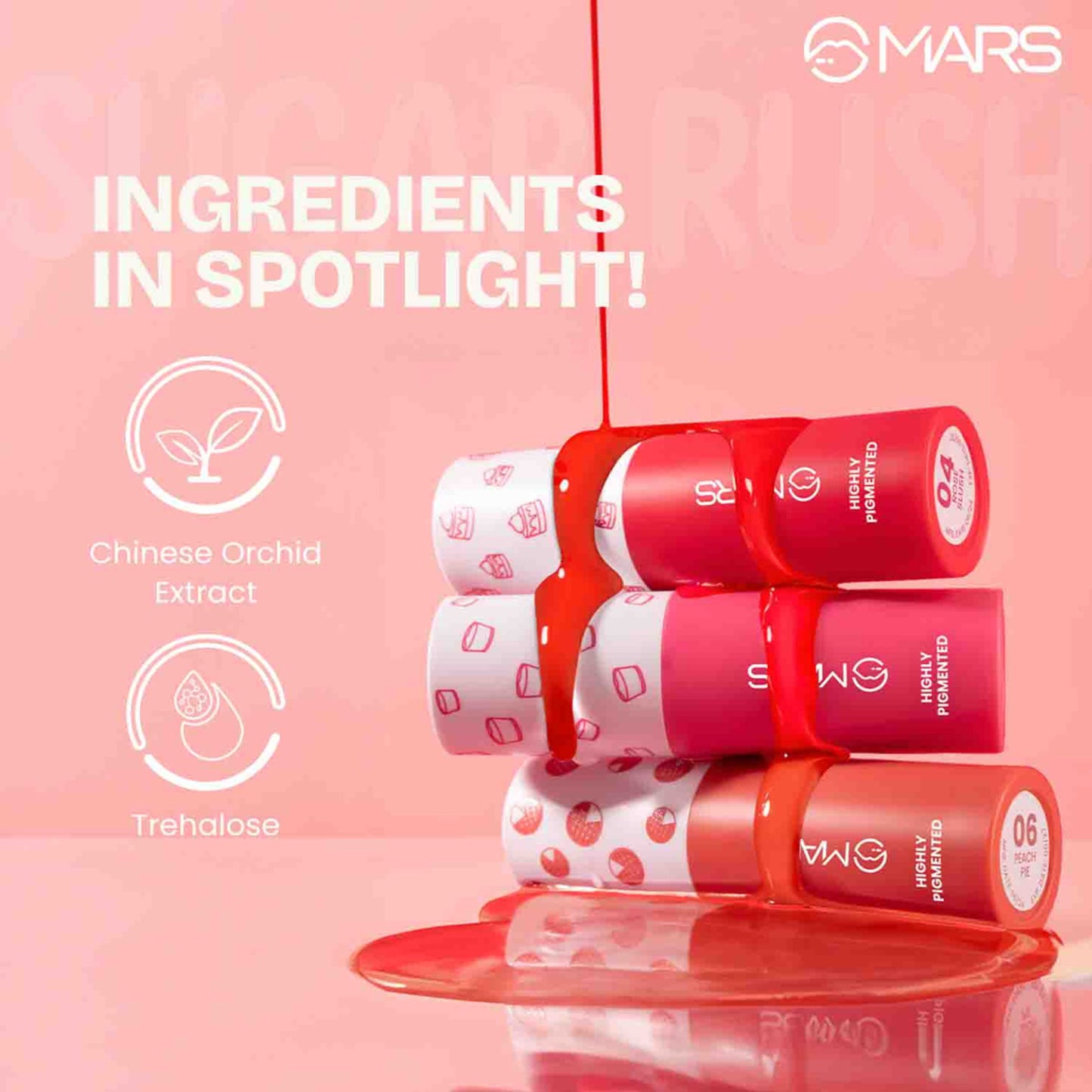 MARS Sugar Rush Liquid Blush - 06-Peach Pie