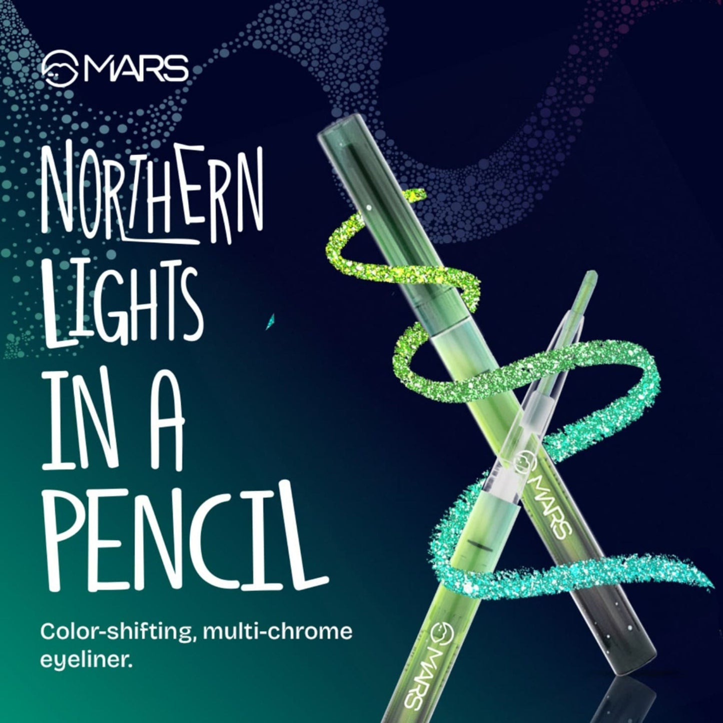 MARS Cosmetics Northern Lights In A Pencil Eyeliner - 02-Alaskan Azure