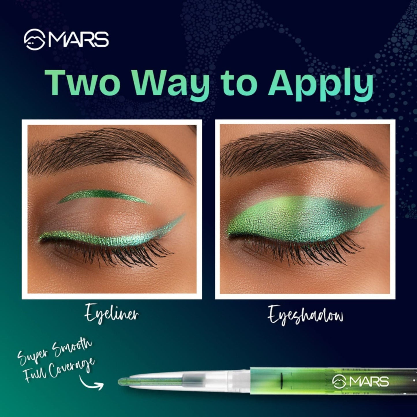 MARS Cosmetics Northern Lights In A Pencil Eyeliner - 02-Alaskan Azure
