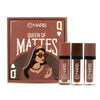 MARS Queen Of Mattes Reds & Maroons Liquid Lipsticks - Browns