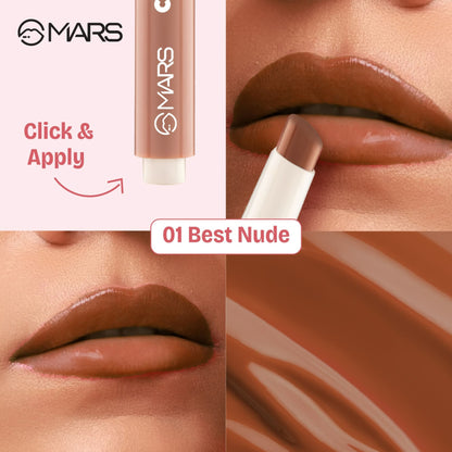 MARS Click Stix Gloss Lip Balm - 01-best Nude