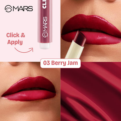 MARS Click Stix Gloss Lip Balm - 03-berry Jam