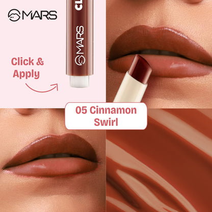 MARS Click Stix Gloss Lip Balm - 05-cinnamon Swirl