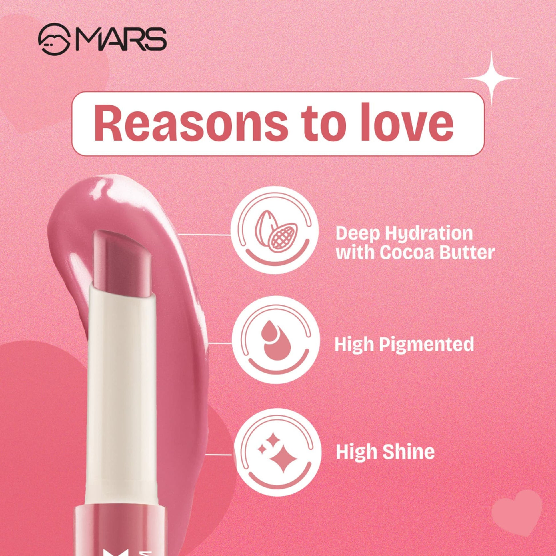 MARS Click Stix Gloss Lip Balm - 07-glazed Peach