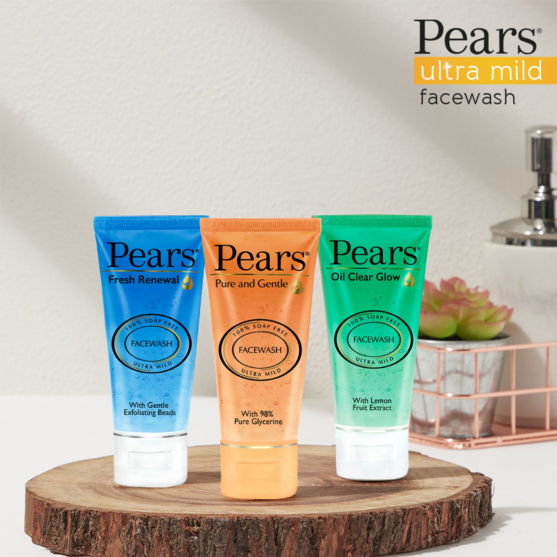 Pears Pure and Gentle Daily Cleansing Facewash Ultra Mild Cleanser with Glycerine
