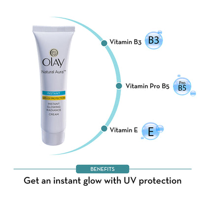 Olay Natural White Instant Glowing Fairness Skin Cream with UV Protection