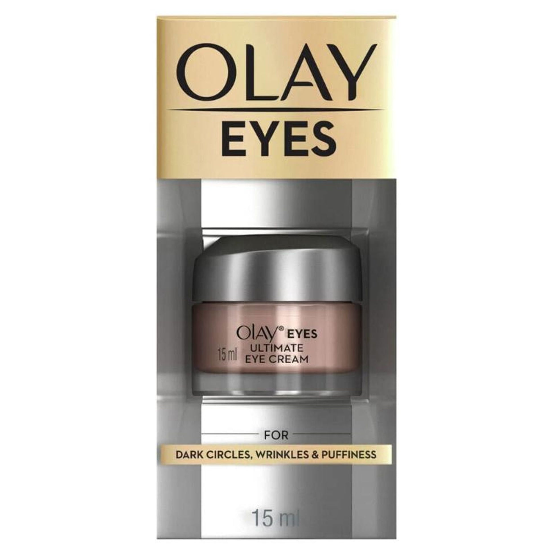 Olay Ultimate Eye Cream Reduces Dark Circles, Wrinkles & Puffiness With Niacinamide & Pentapeptides