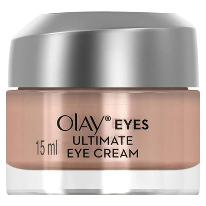 Olay Ultimate Eye Cream Reduces Dark Circles, Wrinkles & Puffiness With Niacinamide & Pentapeptides