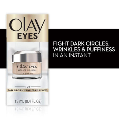 Olay Ultimate Eye Cream Reduces Dark Circles, Wrinkles & Puffiness With Niacinamide & Pentapeptides