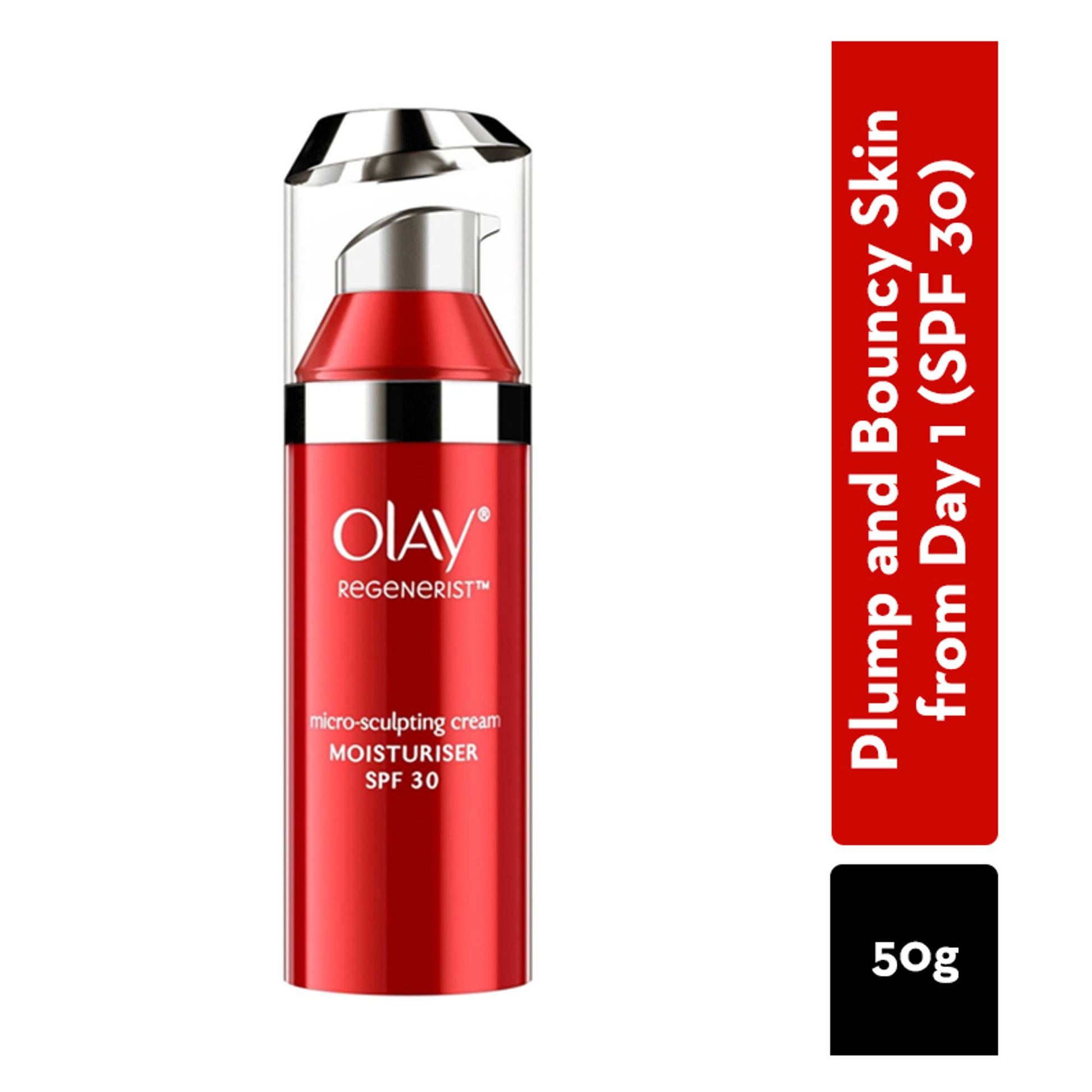 Olay Regenerist Micro Sculpting Cream Moisturizer With SPF 30 With Hyaluronic Acid & Niacinamide