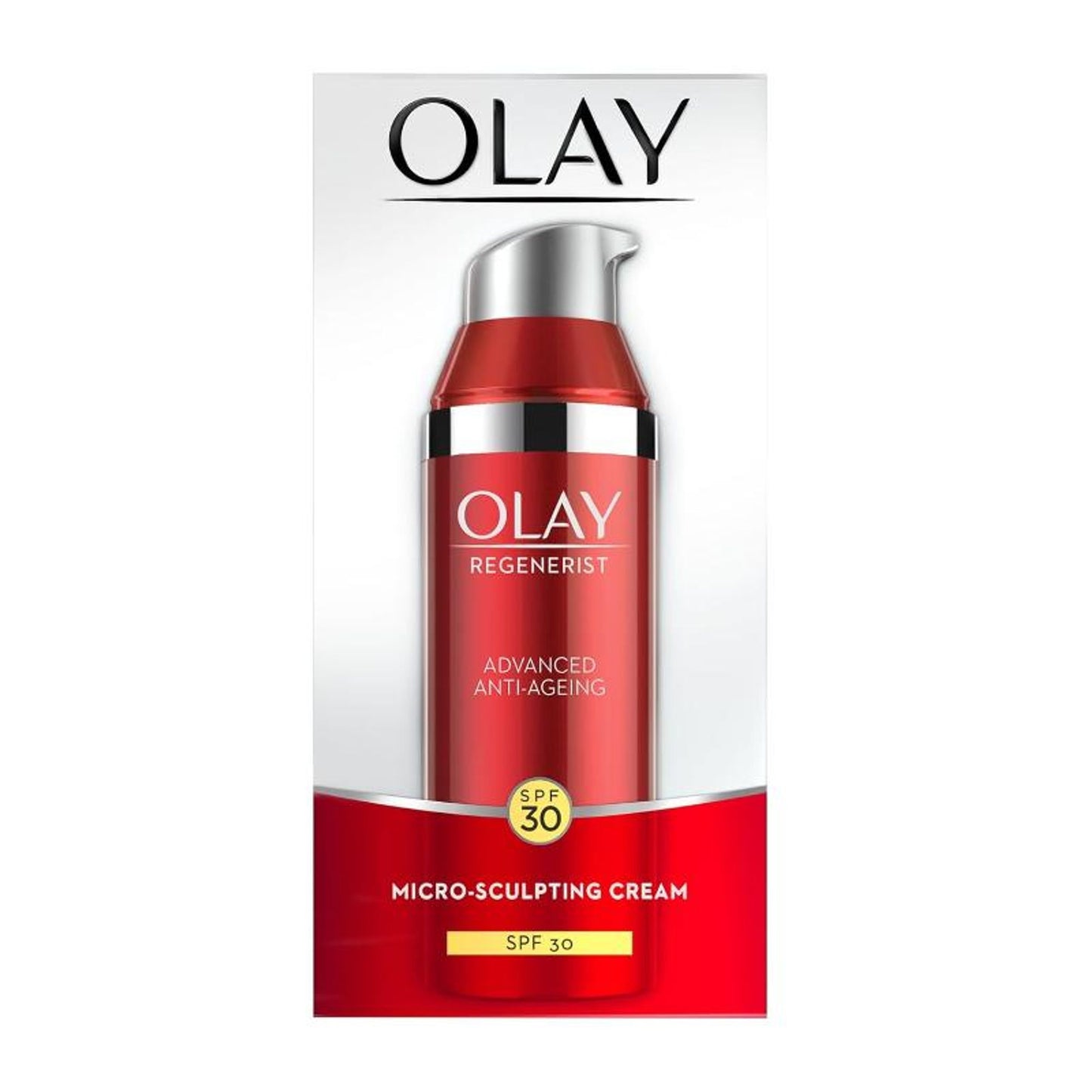 Olay Regenerist Micro Sculpting Cream Moisturizer With SPF 30 With Hyaluronic Acid & Niacinamide