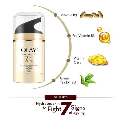 Olay Total Effects BB Cream With SPF15, Fights 7 Signs of Ageing With Niacinamide