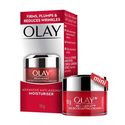 Olay Regenerist Microsculpting Day Cream, Plump & Bouncy Skin With Hyaluronic Acid & Peptides