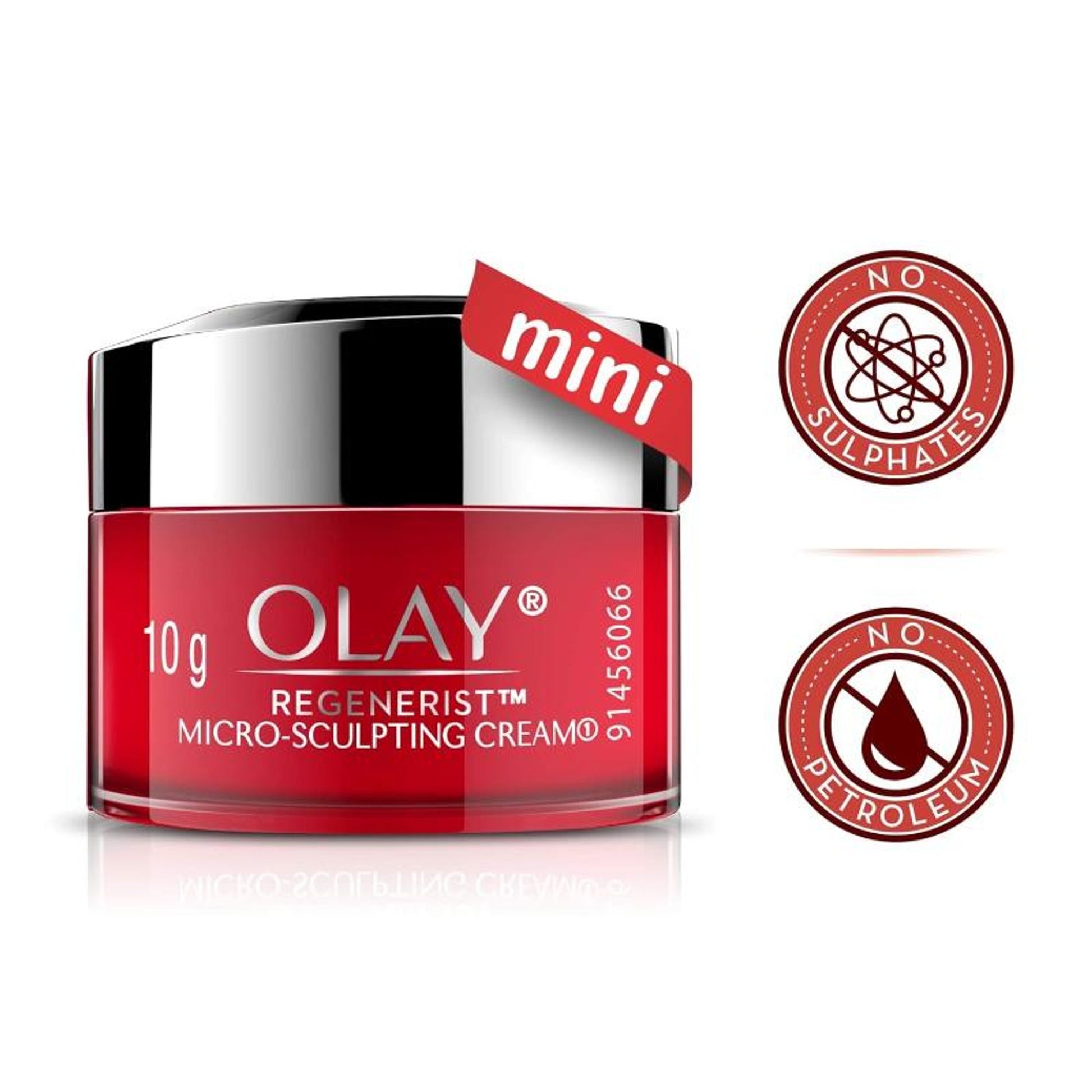 Olay Regenerist Microsculpting Day Cream, Plump & Bouncy Skin With Hyaluronic Acid & Peptides