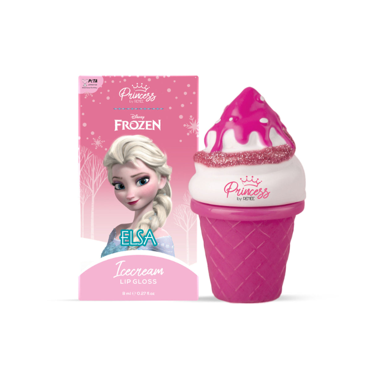 Renee Cosmetics Disney Frozen Princess By Renee Icecream Lip Gloss Elsa