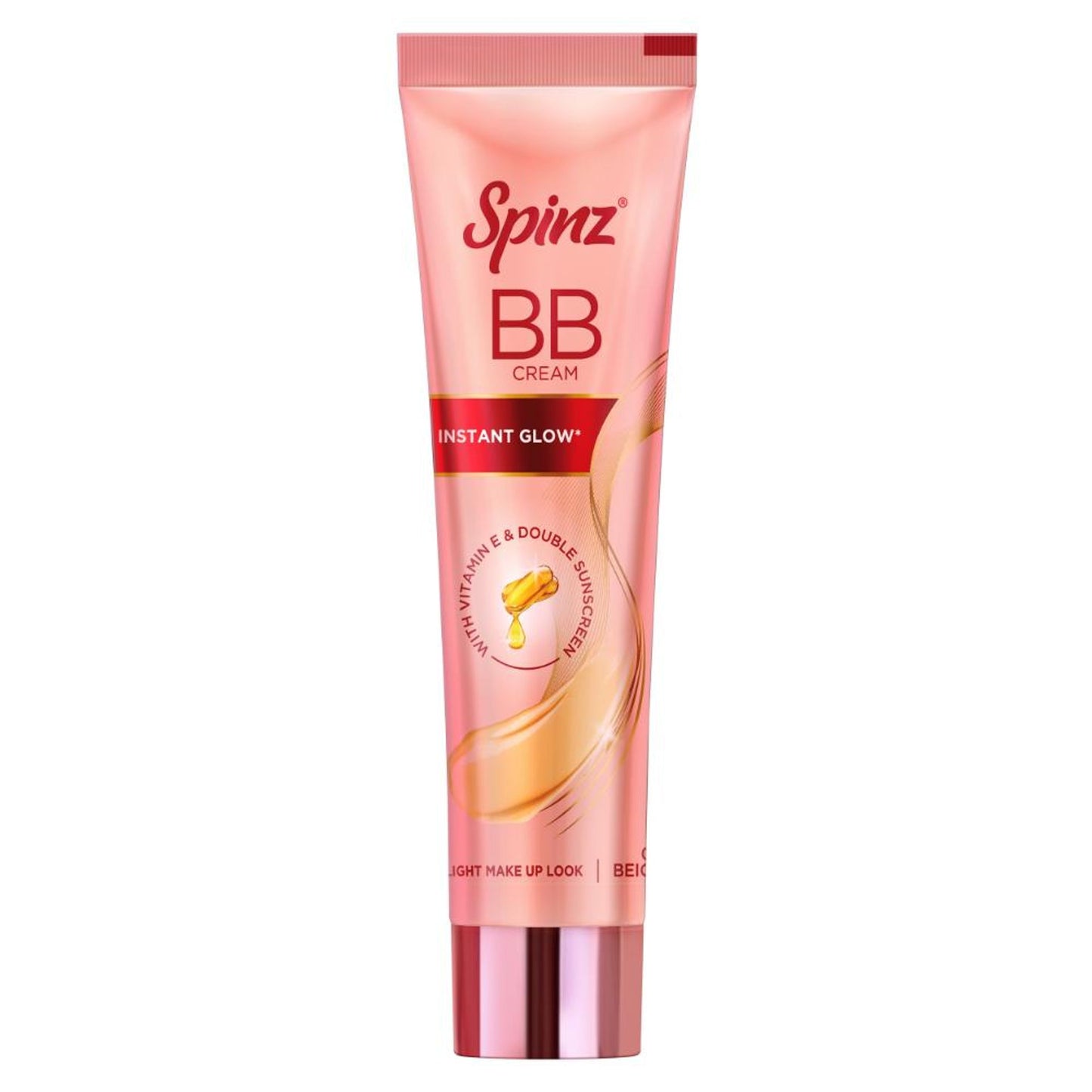 Spinz BB Cream 01 Beige, Instant Glow, Light Make Up Look, Vitamin E & Double Sunscreen