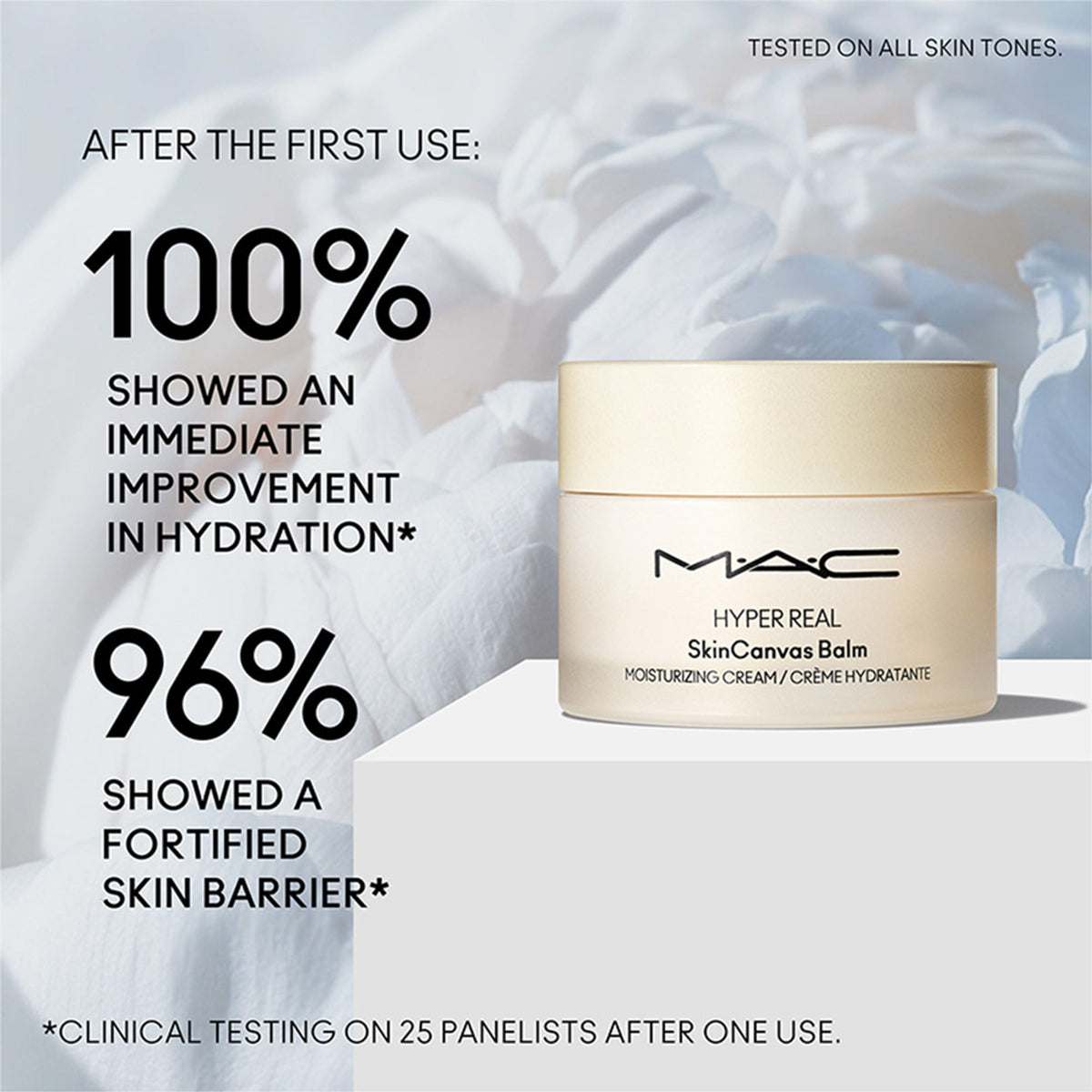 M.A.C Hyper Real Skincanvas Balm Moisturizer With Niacinamide, Hyaluronic Acid & Ceramide