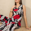 Dhiyona IE Floral Printed Pure Cotton Straight Kurta With Trousers