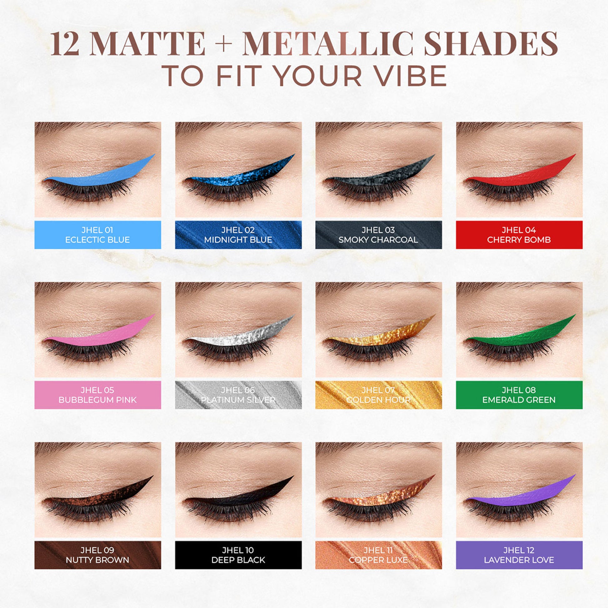 Just Herbs Waterproof & Smudge Proof Eyeliner - Lavender Love