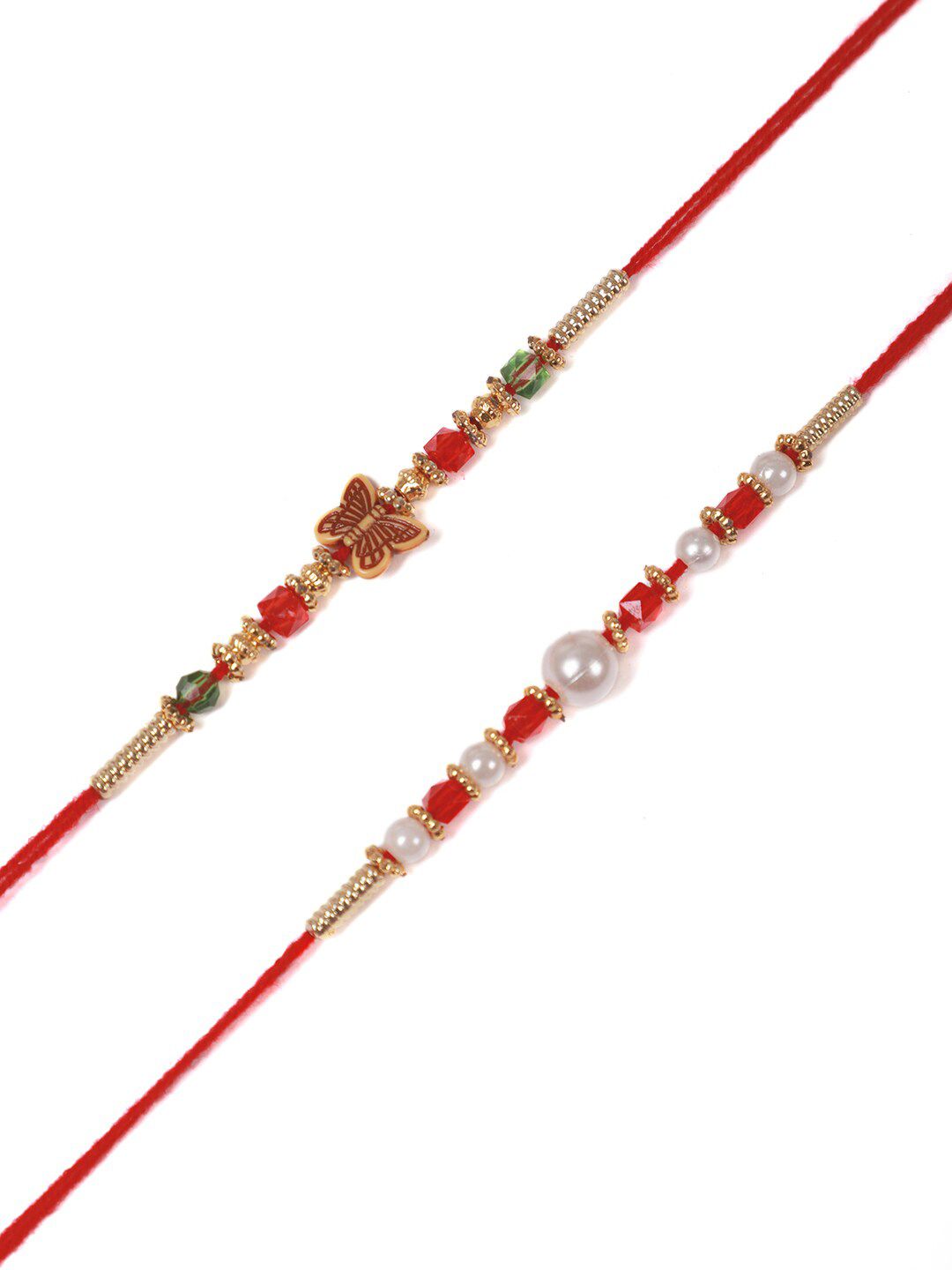 Anouk Unisex Set Of 2 Stone Beaded Rakhi