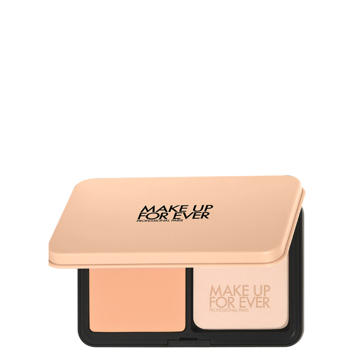 Make Up For Ever HD Skin Matte Velvet Foundation in shade 1Y18 Warm Cashew, close-up of the foundation bottle.