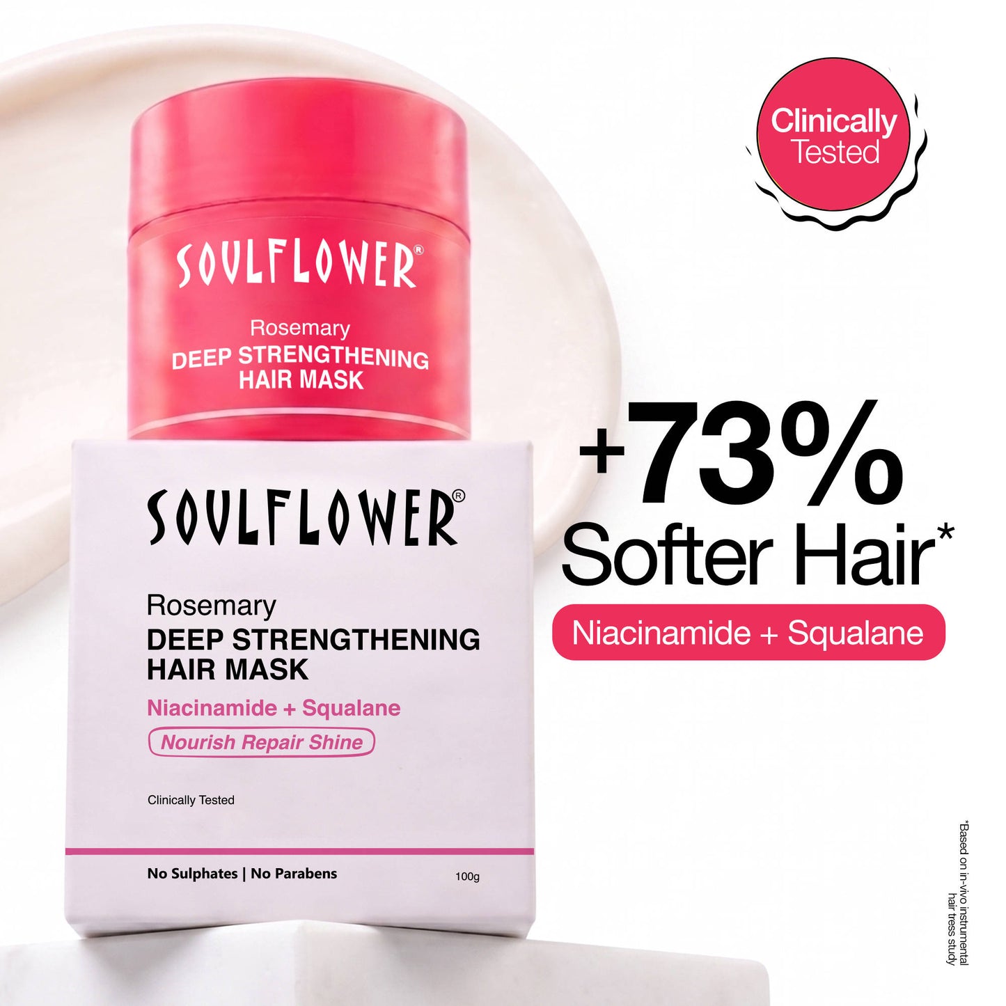 Soulflower Rosemary Deep Strengthening Hair Mask