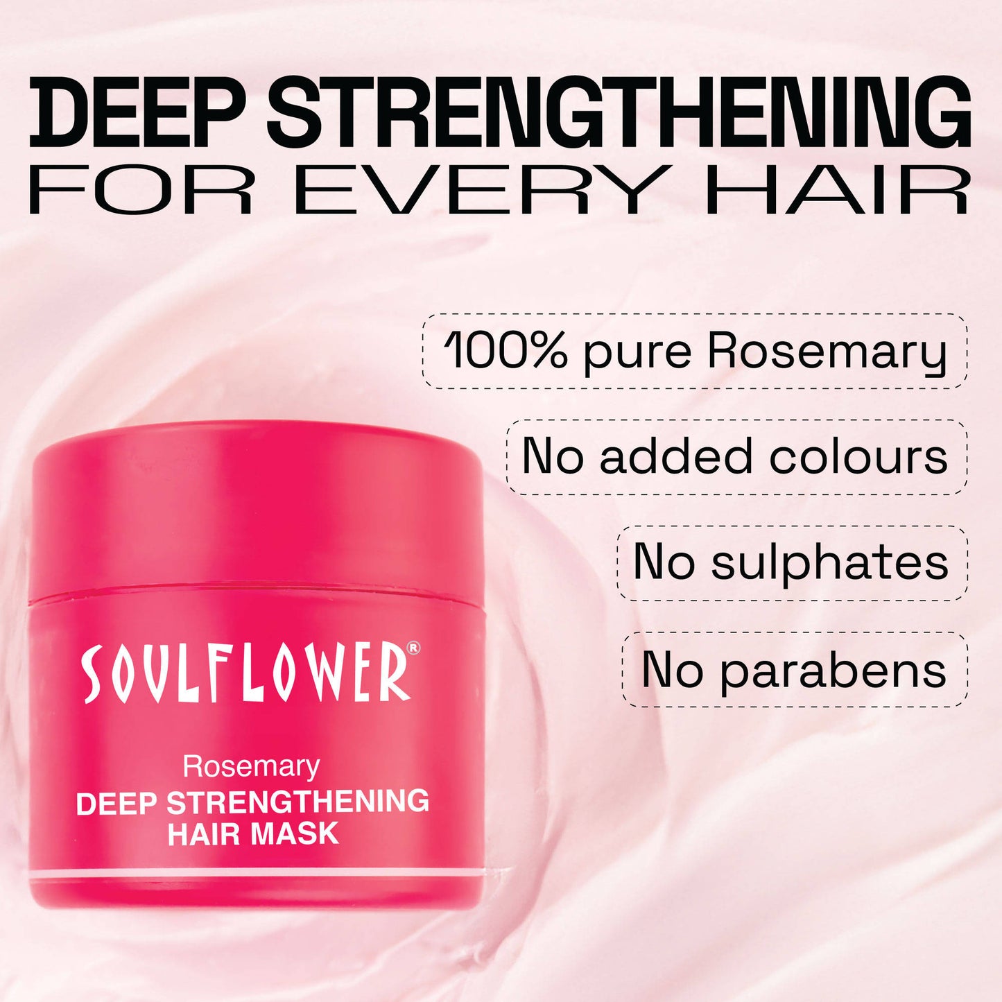 Soulflower Rosemary Deep Strengthening Hair Mask