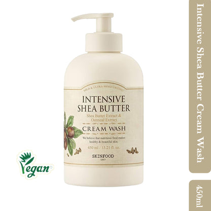 Skinfood Intensive Shea Butter Cream Wash - Nourishing, Moisturizing, Skin Softening