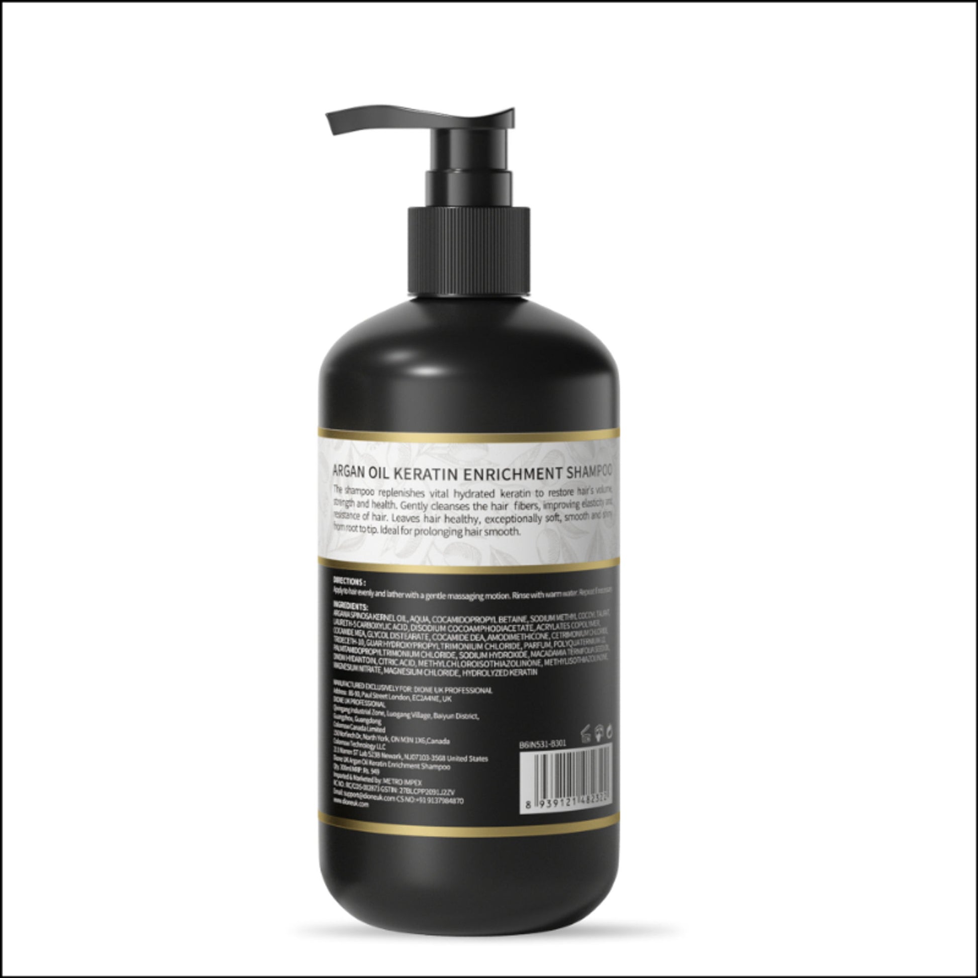 Dione UK Professional Keratin Enrichment Hair Shampoo