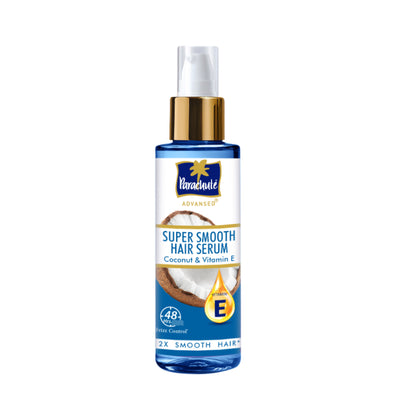 Parachute Advansed Super Smooth Hair Serum, Coconut & Vitamin E, 2X Smooth Hair