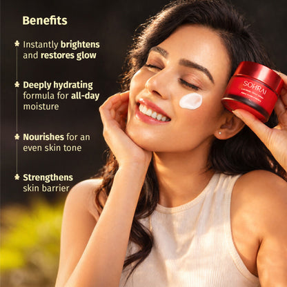 SOHRAI Luminous Cloud Cream | Lightweight Moisturizer with Niacinamide for Bright, Hydrated Skin