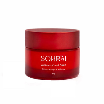 SOHRAI Luminous Cloud Cream | Lightweight Moisturizer with Niacinamide for Bright, Hydrated Skin