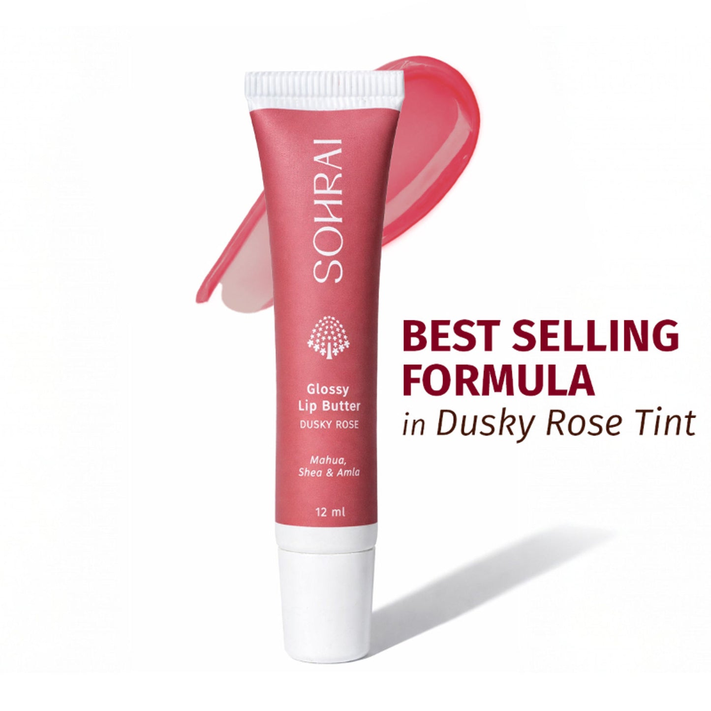 SOHRAI Glossy Lip Butter - Dusky Rose
