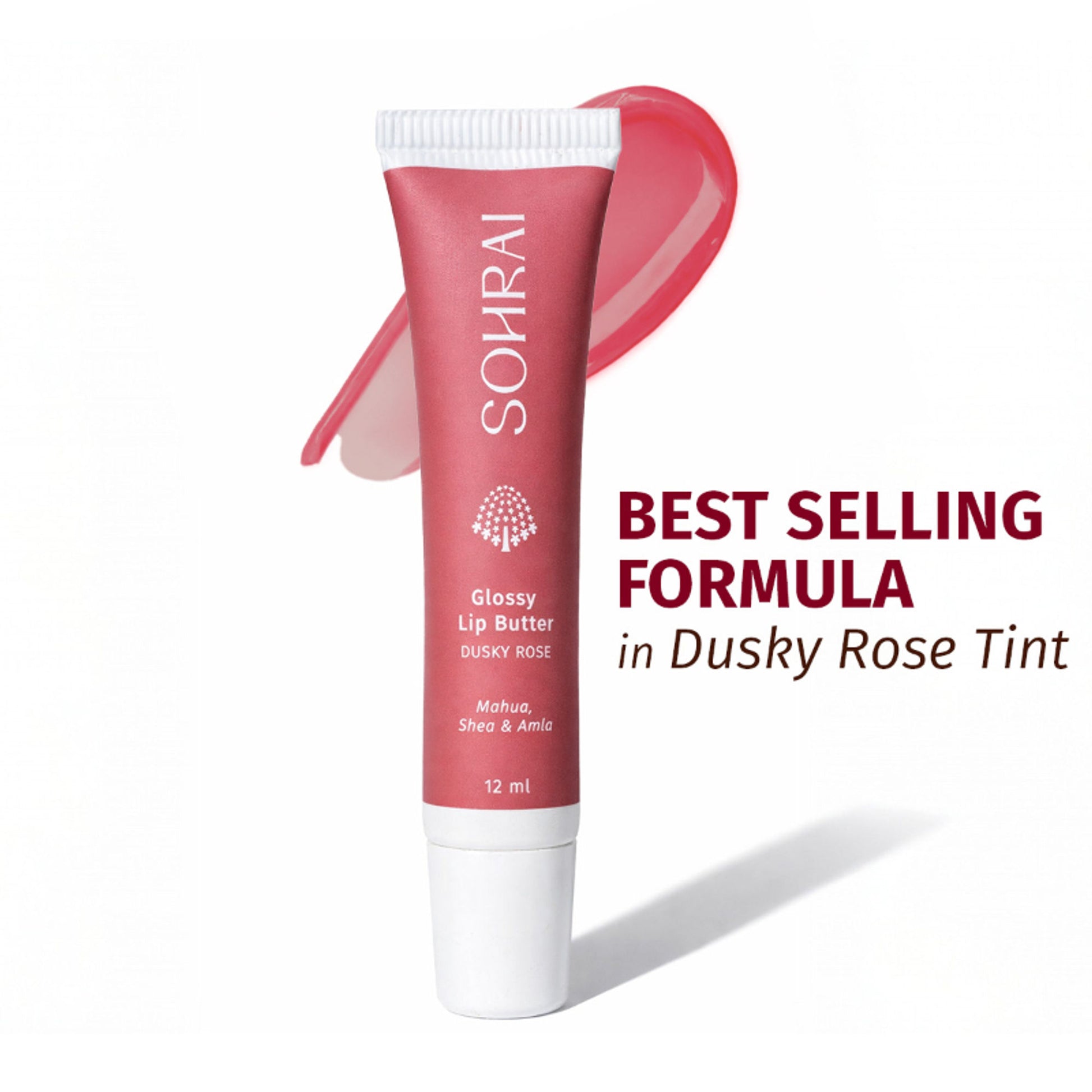 SOHRAI Glossy Lip Butter - Dusky Rose