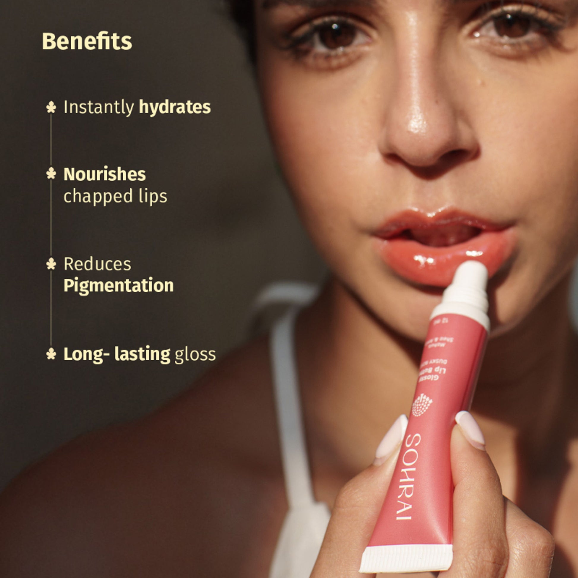 SOHRAI Glossy Lip Butter - Dusky Rose