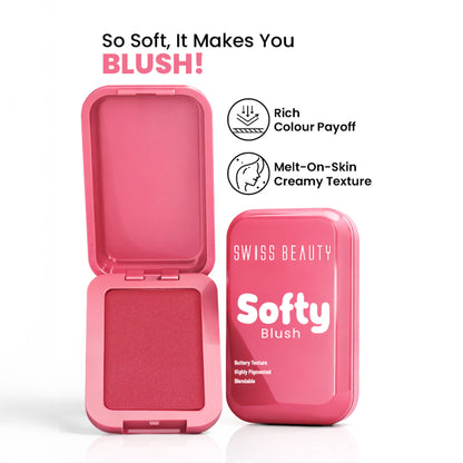 Swiss Beauty Softy Blush - Strawberry