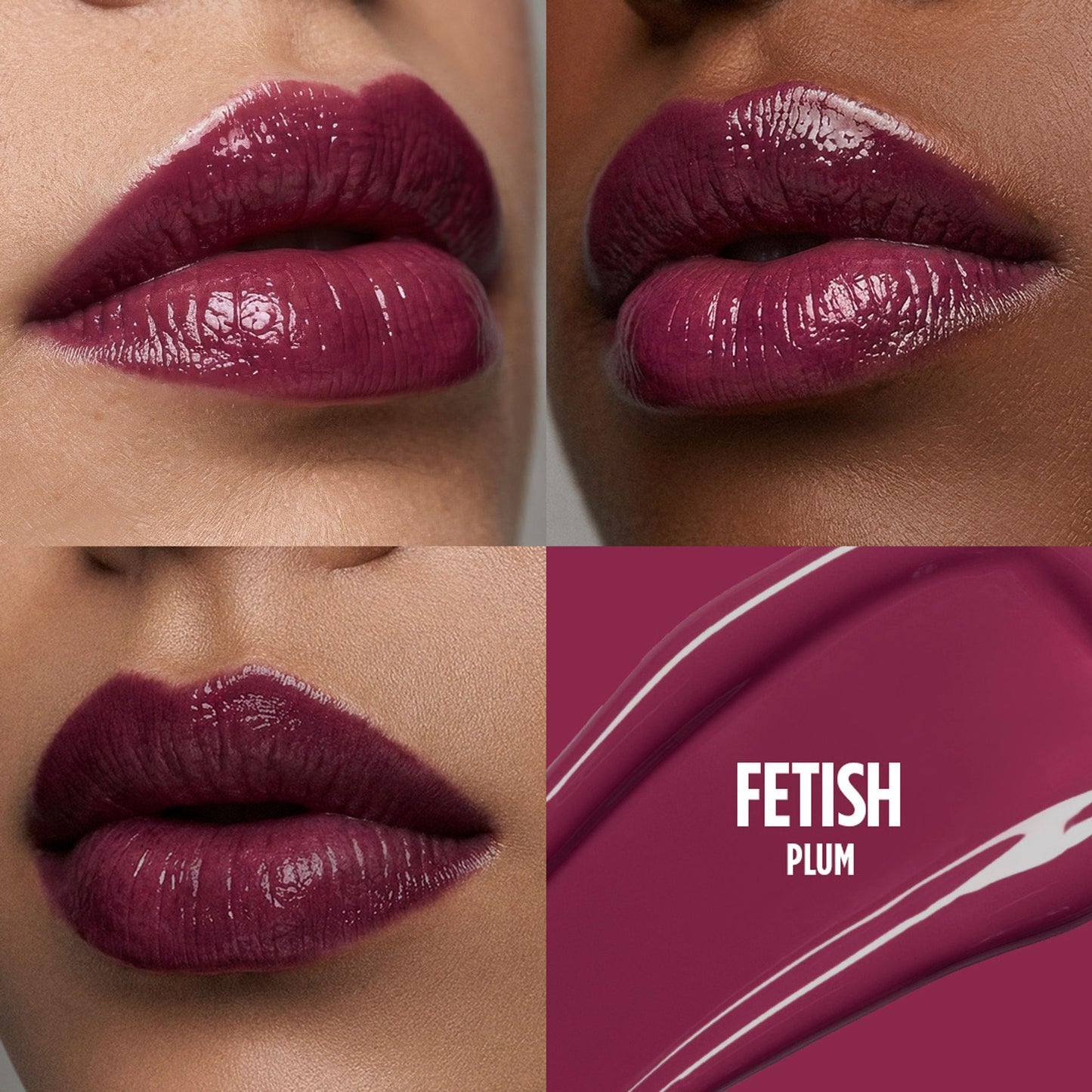 Nykaa Lip Grip No-Transfer Gloss Intense Shine Vinyl Liquid Lipstick - Fetish