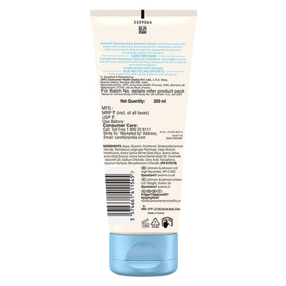 Aveeno Dermexa Daily Emollient Cream | Oat + Ceramide Face & Body Moisturizer for Dry Sensitive Skin