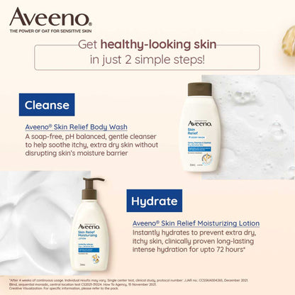 Aveeno Skin Relief Body Wash - Prebiotic Oat to Cleanse & Moisturize Dry, Itchy & Sensitive Skin