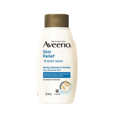 Aveeno Skin Relief Body Wash - Prebiotic Oat to Cleanse & Moisturize Dry, Itchy & Sensitive Skin