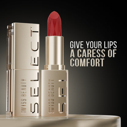 Swiss Beauty Select Creme Touch Hydrating Lipstick - 4 Perky Peach