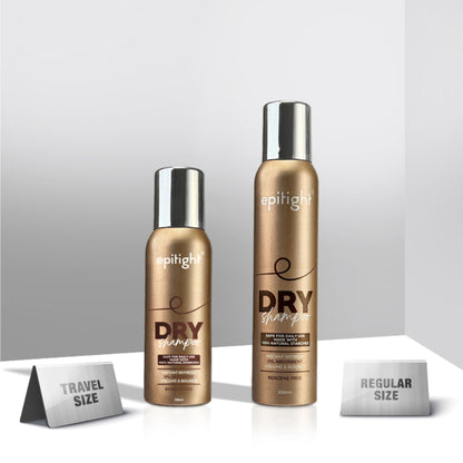Epitight Dry Shampoo Adds Volume With Corn Starch, Benzene Free & Sunflower Oil - Sulfate Free