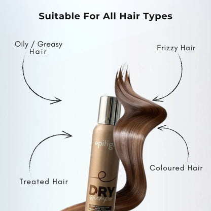 Epitight Dry Shampoo Adds Volume With Corn Starch, Benzene Free & Sunflower Oil - Sulfate Free